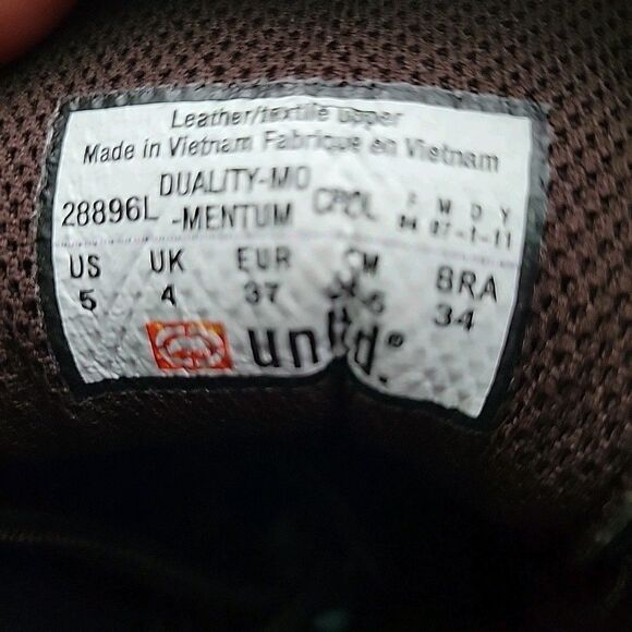 Ecko Unltd Junior Boys Hiking Boot Brown & Green Size 5 - NEW IN BOX - Picture 8 of 10